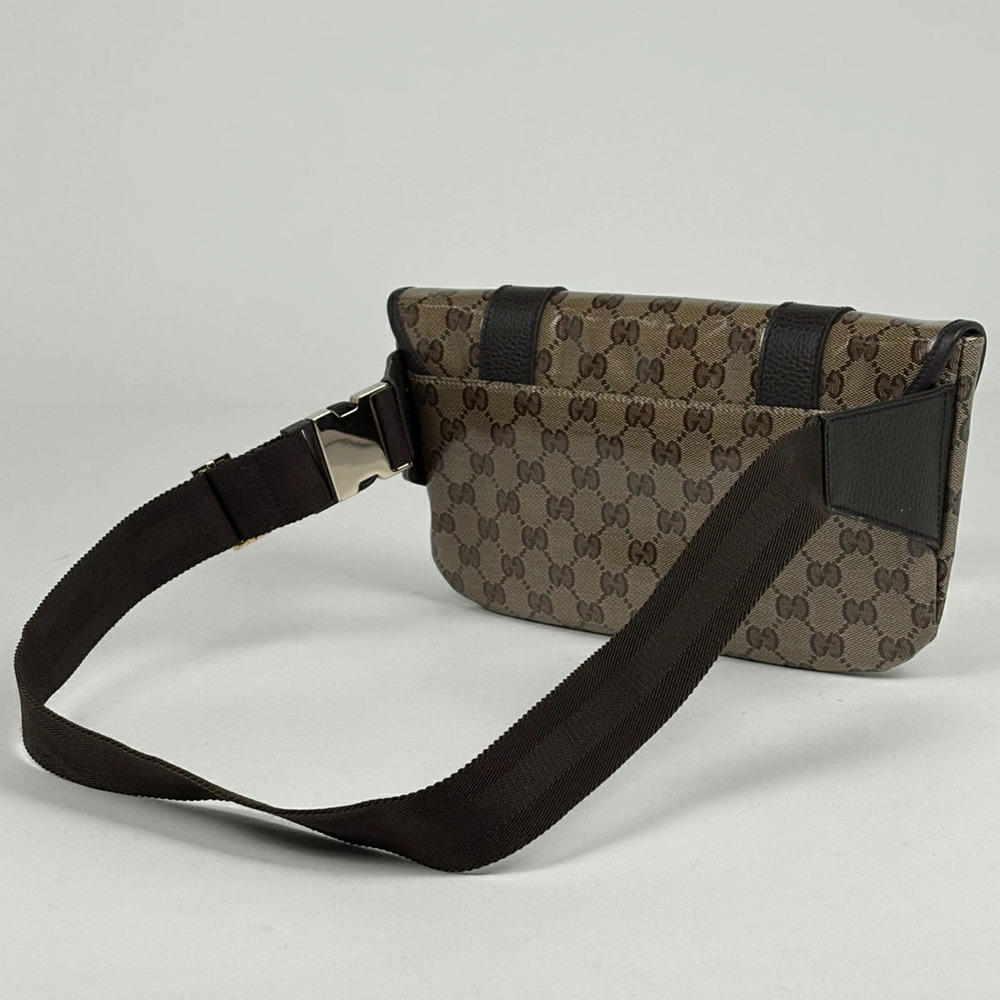 Gucci GG waist bag Body Bum Crossbody Belt canvas brown - Picture 2 of 6